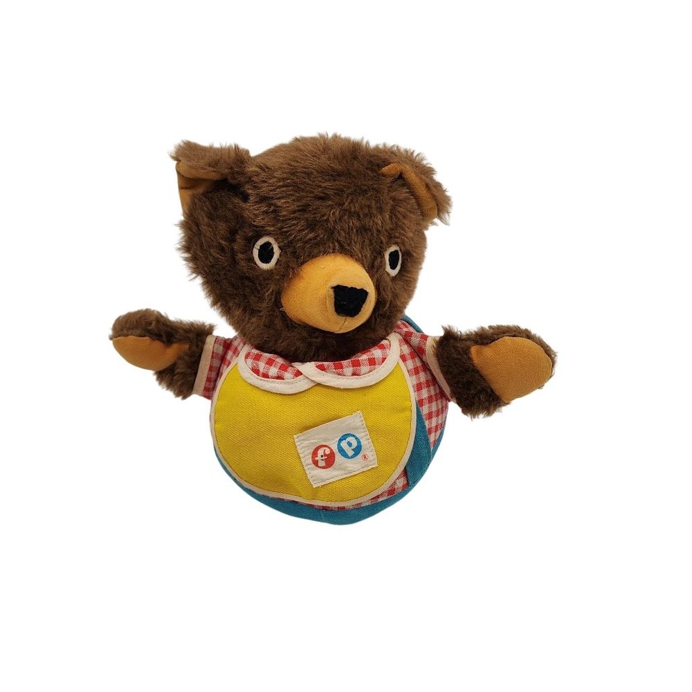 Fisher Price Vintage roly poly bear Vintage